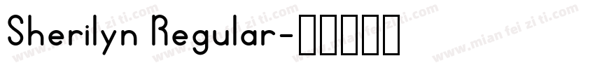 Sherilyn Regular字体转换